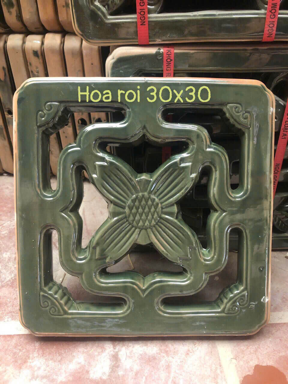 Gạch bông gió bát tràng 01