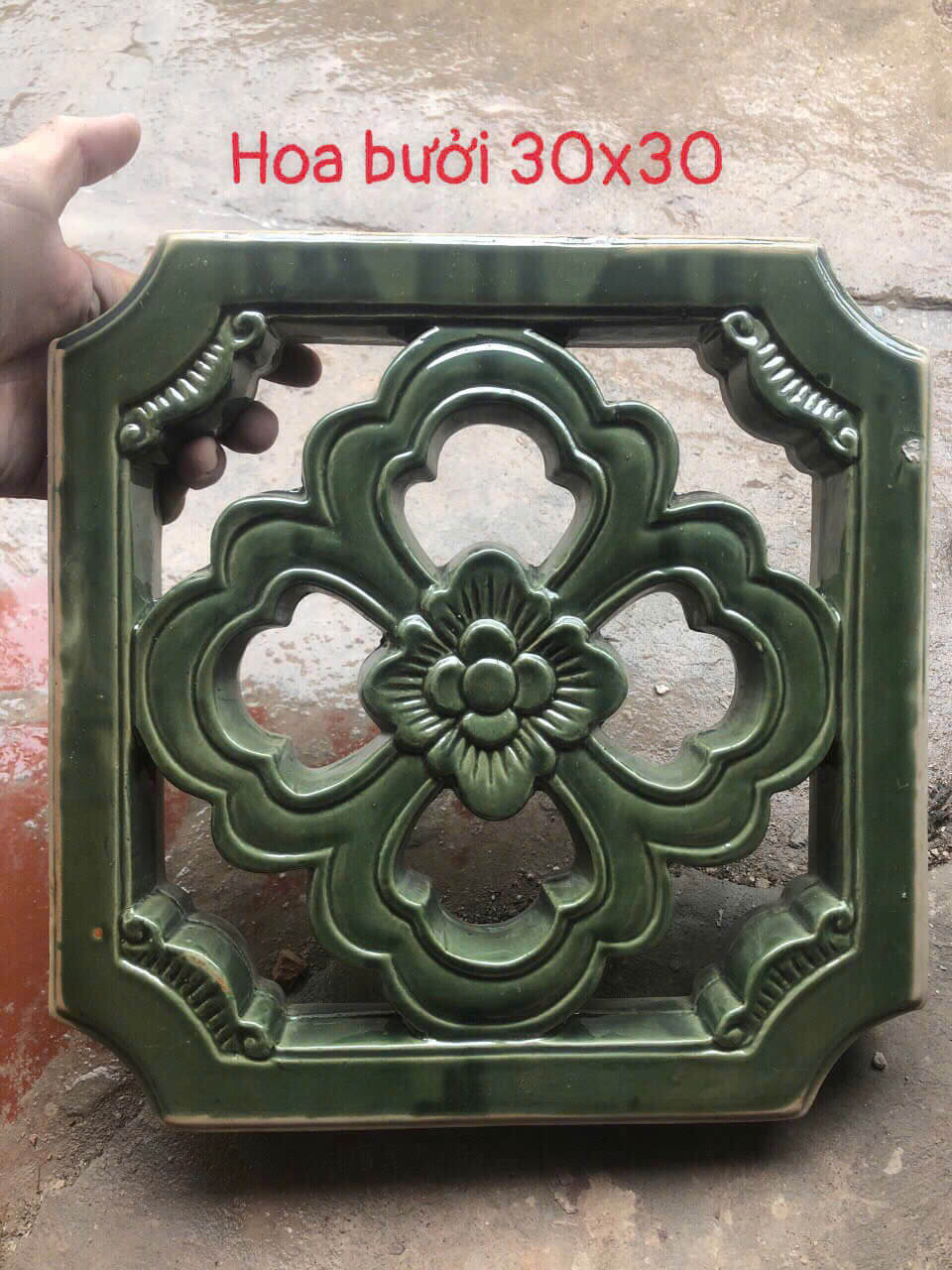 Gạch bông gió bát tràng 04