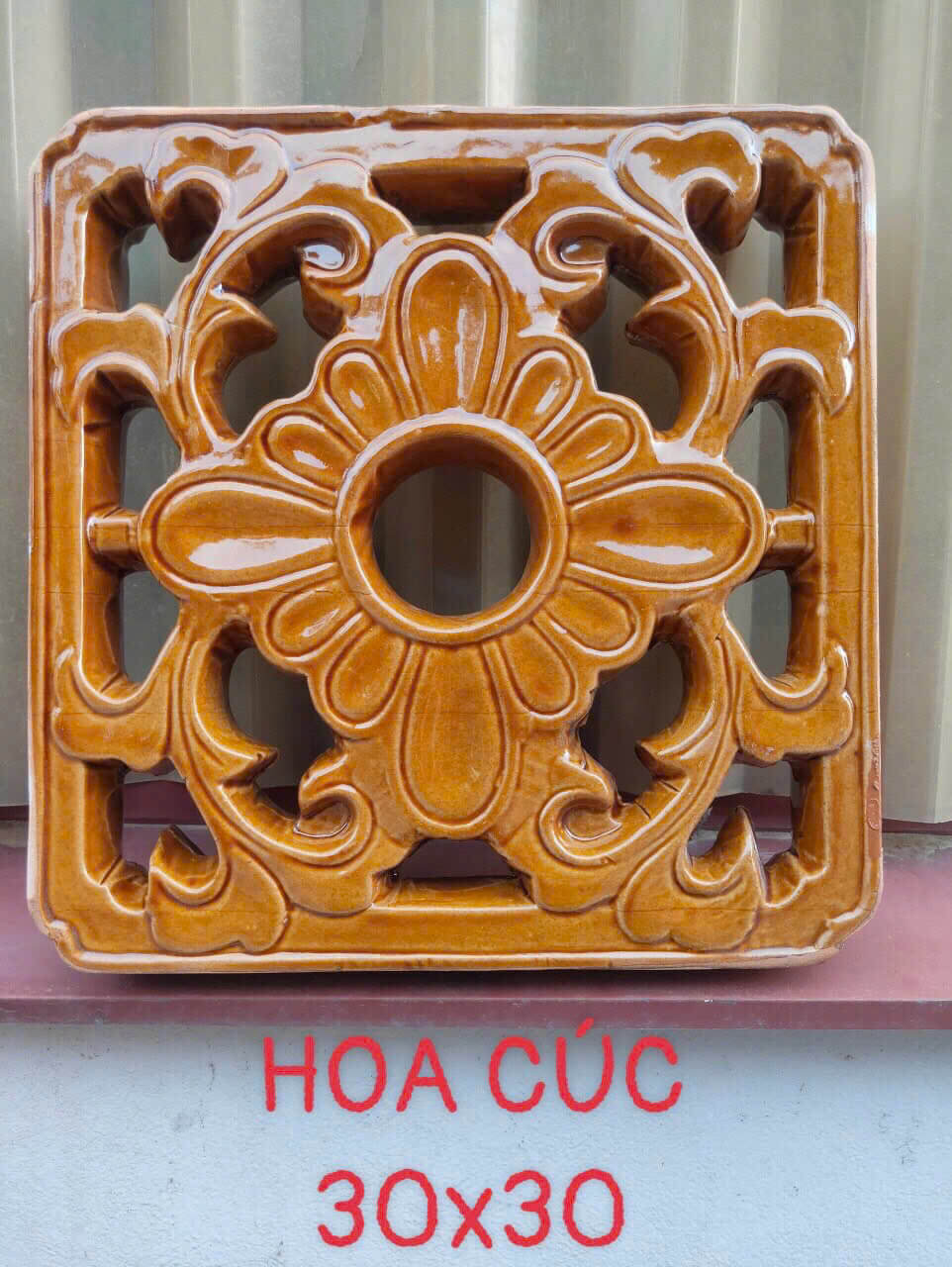 Gạch bông gió bát tràng 013