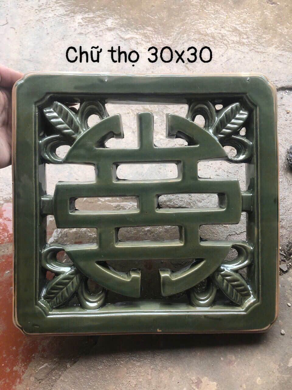 Gạch bông gió bát tràng 016