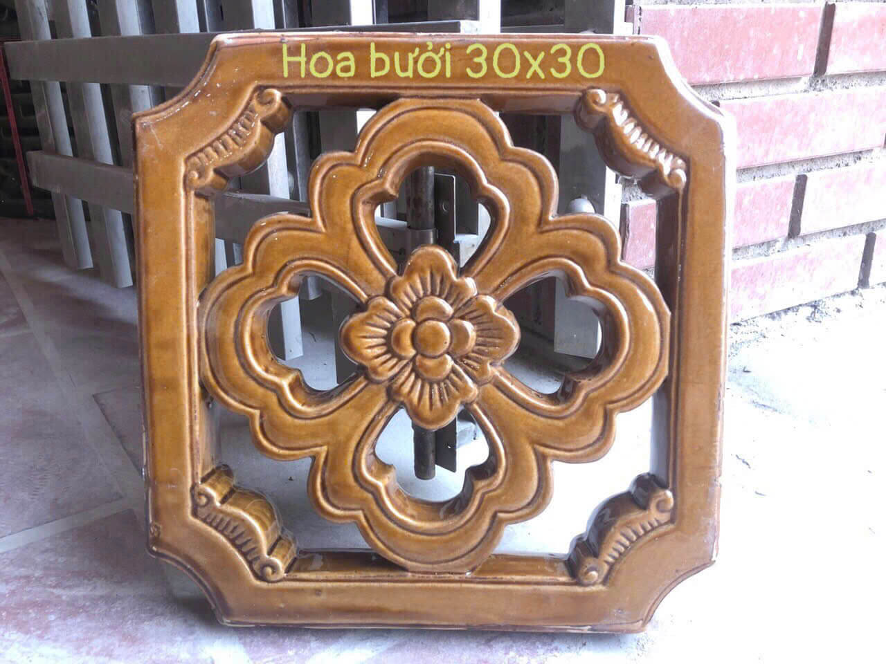 Gạch bông gió bát tràng 018